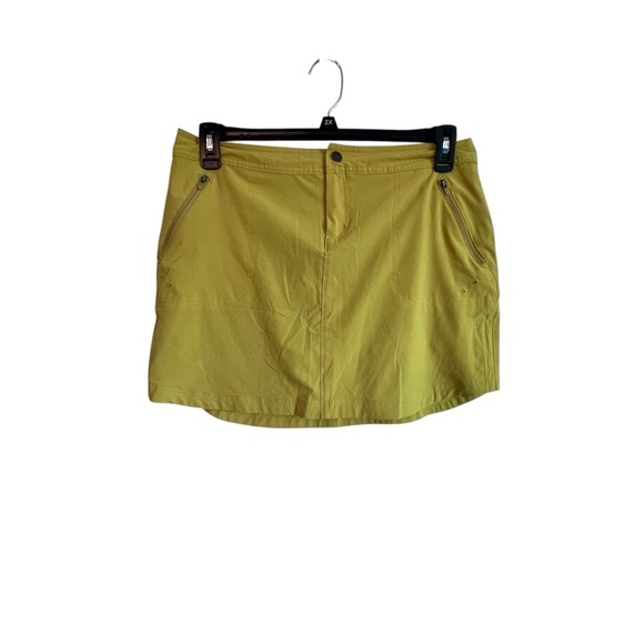 Title Nine Rogue Skort 5" Chartreuse Green/Yellow Nimblene Women’s size 8 - Picture 2 of 11